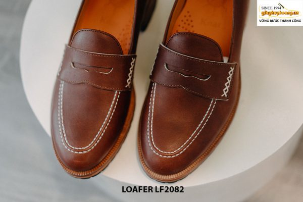Giày lười nam đế da cao cấp Penny Loafer LF2082 002