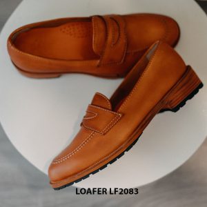 Giày da nam không dây cao cấp Penny Loafer LF2083 003