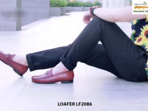 Giày lười da nam khoá horesit Loafer LF2085 004