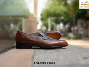 Giày lười nam da đế khâu Loafer LF2089 002