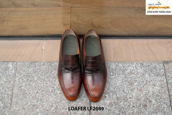 Giày lười nam da đế khâu Loafer LF2089 001