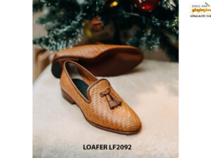 Giày lười nam thiết kế bando Penny Loafer LF2092 005