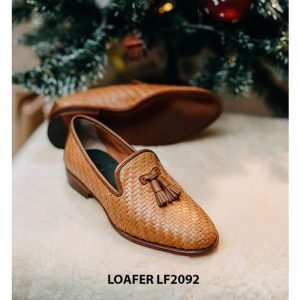 Giày lười nam thiết kế bando Penny Loafer LF2092 005