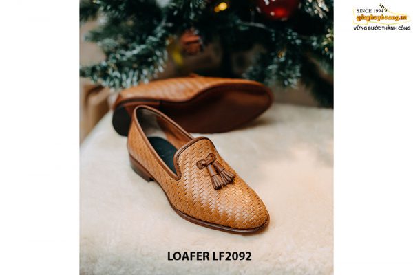 Giày lười nam thiết kế bando Penny Loafer LF2092 005