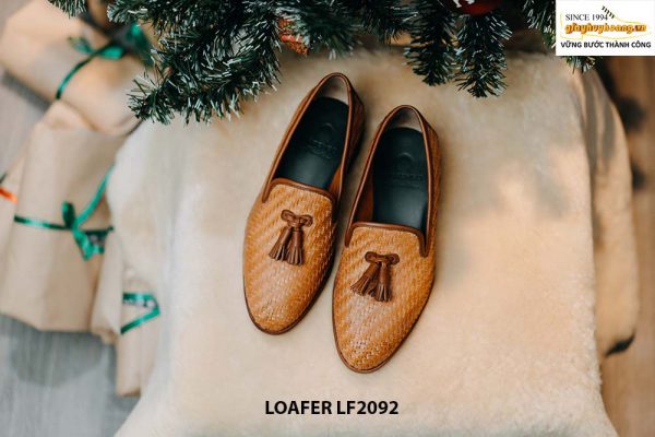 Giày lười nam thiết kế bando Penny Loafer LF2092 004