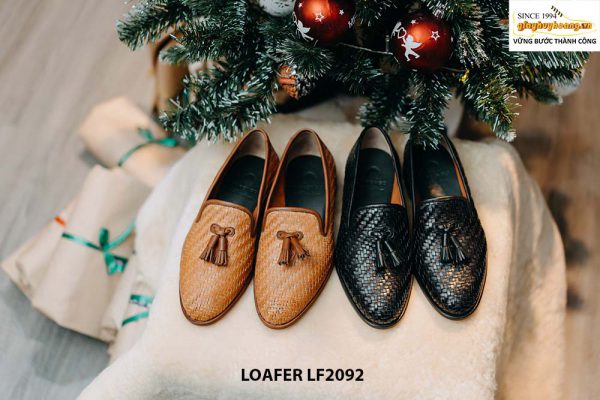 Giày lười nam thiết kế bando Penny Loafer LF2092 001