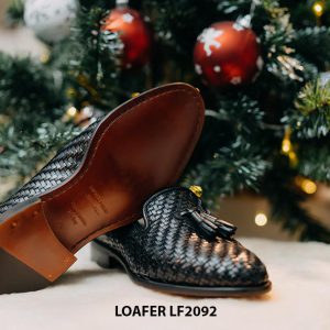 Giày lười nam thiết kế bando Penny Loafer LF2092 002