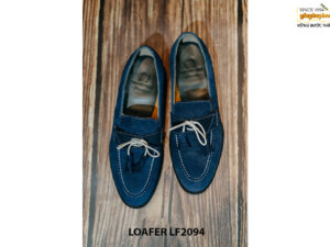 Giày lười nam có chuông da lộn Tassel Loafer LF2094 003