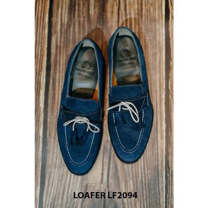 Giày lười nam có chuông da lộn Tassel Loafer LF2094 003