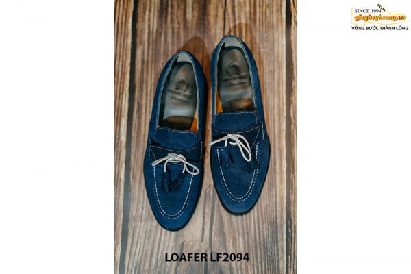 Giày lười nam có chuông da lộn Tassel Loafer LF2094 003