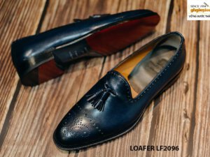 Giày lười nam đục lỗ mũi có chuông Tassel Loafer LF2096 003