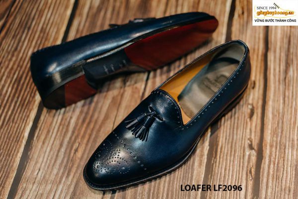 Giày lười nam đục lỗ mũi có chuông Tassel Loafer LF2096 003