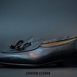 Giày lười nam da bò thủ công Tassel Loafer LF2098 007