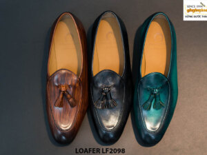 Giày lười nam da bò thủ công Tassel Loafer LF2098 001