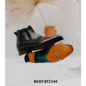Giày da nam cổ cao hàng hiệu Chelsea Boot BT2144 005