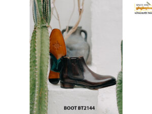 Giày da nam cổ cao hàng hiệu Chelsea Boot BT2144 004
