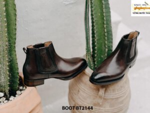 Giày da nam cổ cao hàng hiệu Chelsea Boot BT2144 002