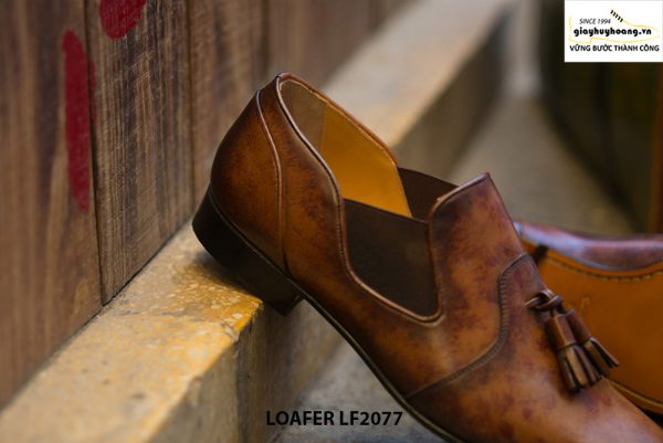 Giày lười nam cao cấp thủ công tassel Loafer LF2077 004