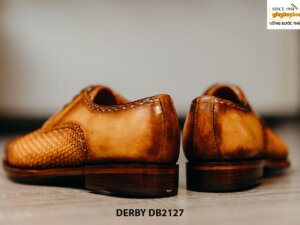Giày tây nam da đan xen cao cấp Derby DB2127 004