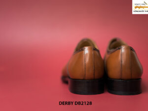 Giày da nam mũi tròn ôm chân Derby DB2128 008
