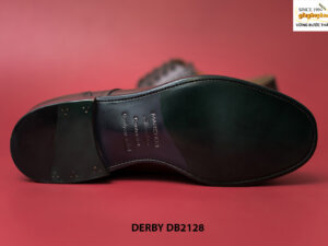 Giày da nam mũi tròn ôm chân Derby DB2128 006