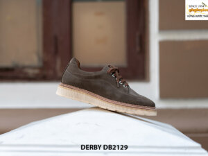 Giày da nam da lộn chống nhăn Derby DB2129 005