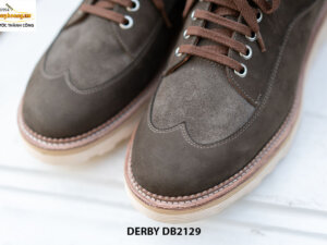 Giày da nam da lộn chống nhăn Derby DB2129 003