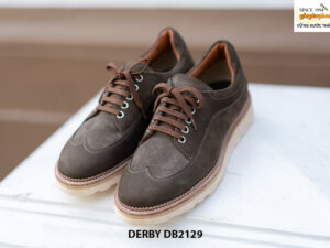 Giày da nam da lộn chống nhăn Derby DB2129 001