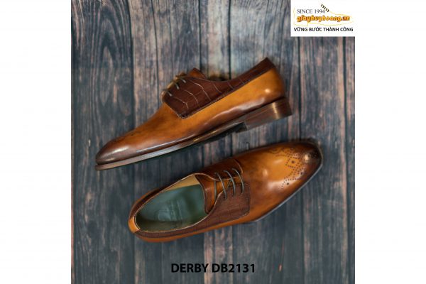 Giày da nam cao cấp chính hãng Derby DB2131 007