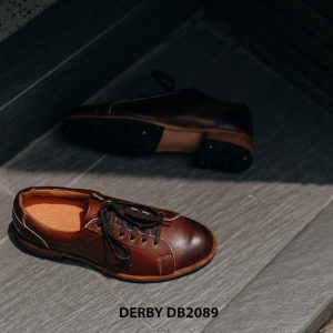 Giày da nam buộc dây cao cấp Derby DB2089 004