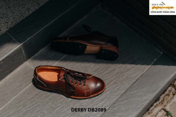 Giày da nam buộc dây cao cấp Derby DB2089 004