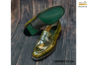 Giày lười nam đánh màu thủ công Penny Loafer LF2124 004