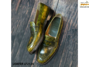 Giày lười nam đánh màu thủ công Penny Loafer LF2124 003