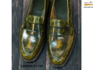 Giày lười nam đánh màu thủ công Penny Loafer LF2124 002