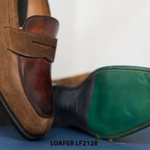 Giày da nam form đẹp Penny Loafer LF2128 003