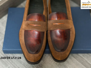 Giày da nam form đẹp Penny Loafer LF2128 002