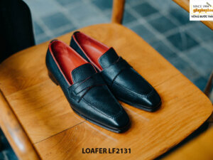 Giày lười nam cao cấp da hột Penny Loafer LF2131 001