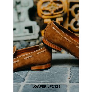 Giày lười nam da lộn chuông cá tính Loafer LF2133 004