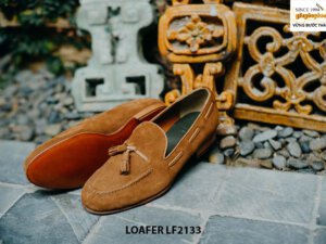 Giày lười nam da lộn chuông cá tính Loafer LF2133 003