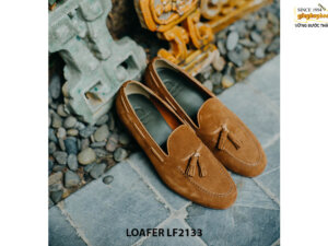 Giày lười nam da lộn chuông cá tính Loafer LF2133 001