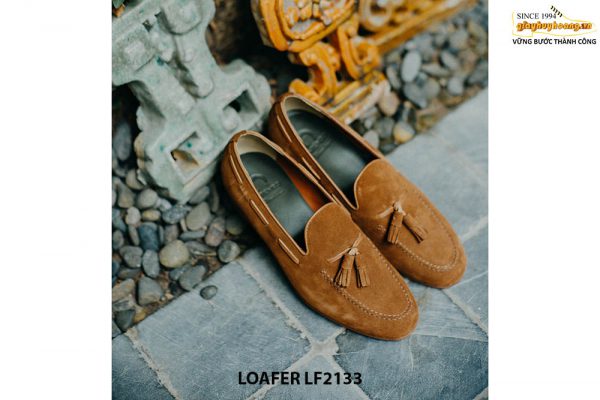 Giày lười nam da lộn chuông cá tính Loafer LF2133 001