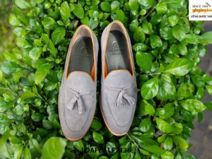 Giày lười có chuông nam da lộn Tassel Loafer LF2137 001