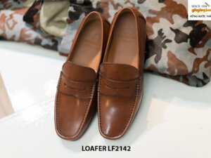 Giày lười nam đế xuồng cao su Penny Loafer LF2142 001