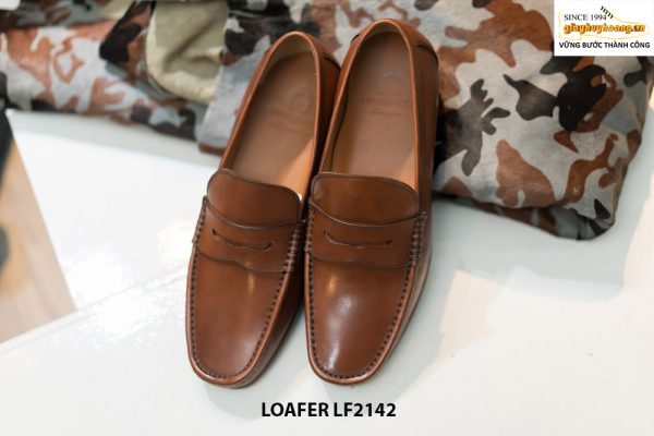 Giày lười nam đế xuồng cao su Penny Loafer LF2142 001