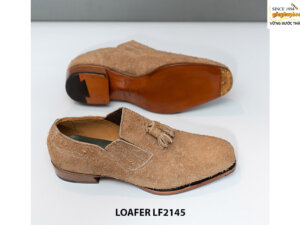 Giày lười nam da lộn đặc biệt Penny Loafer LF2145 004