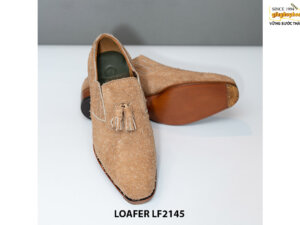 Giày lười nam da lộn đặc biệt Penny Loafer LF2145 003
