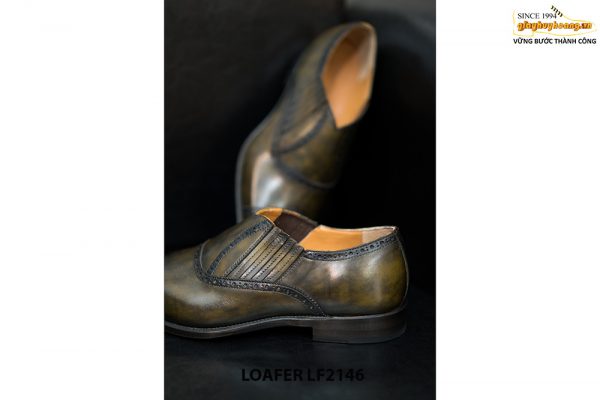 Giày lười nam dáng Oxford Penny Loafer LF2146 004