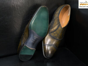 Giày lười nam dáng Oxford Penny Loafer LF2146 003