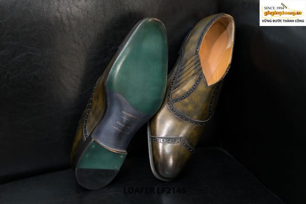 Giày lười nam dáng Oxford Penny Loafer LF2146 003