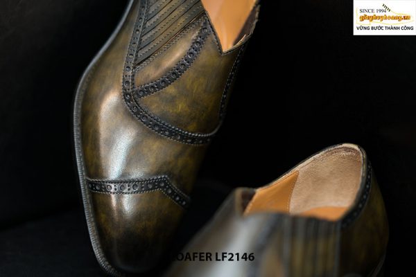 Giày lười nam dáng Oxford Penny Loafer LF2146 002